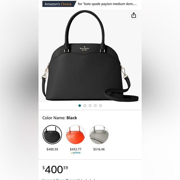 payton medium dome satchel BLACK - Picture 12 of 12